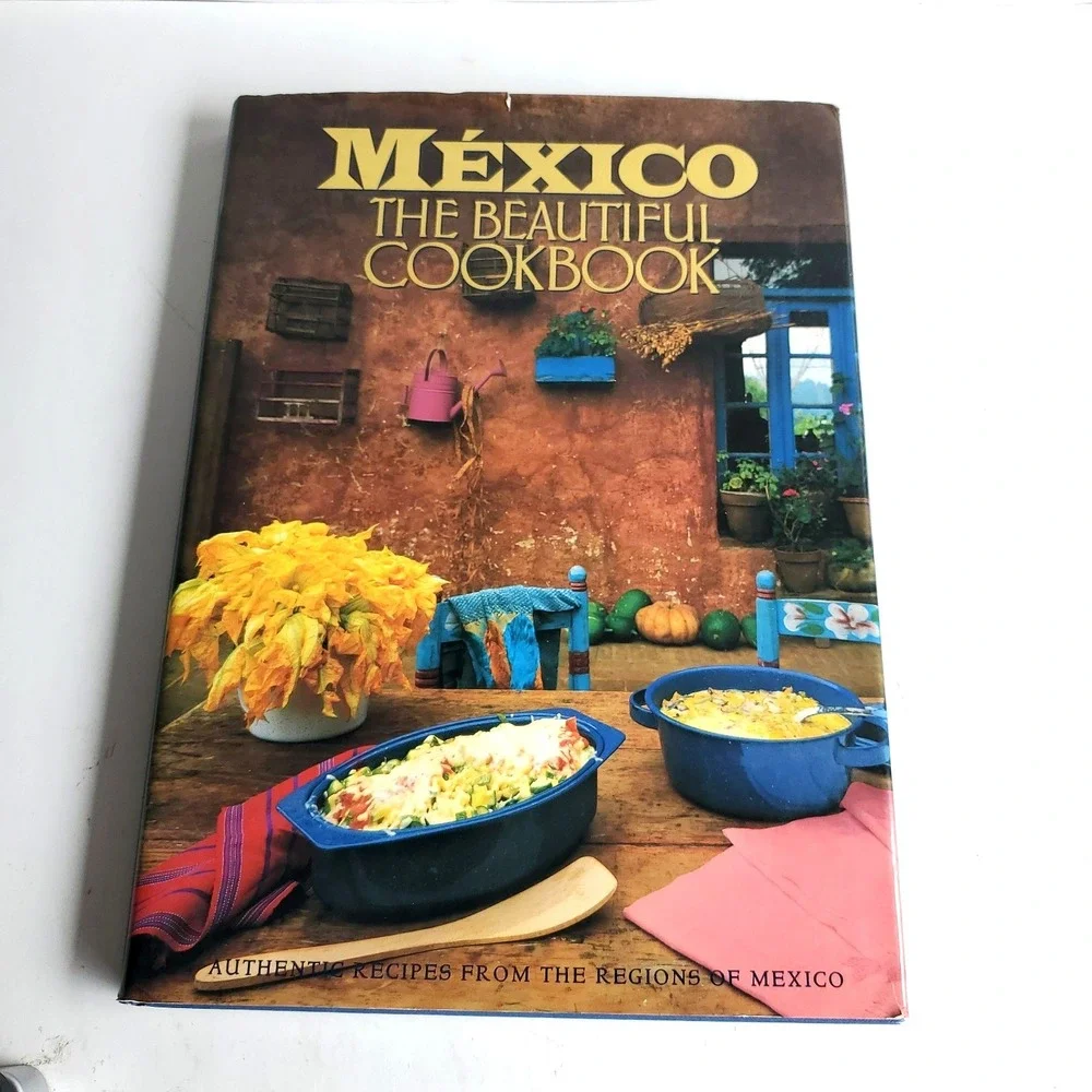 Mexico The Beautiful Cookbook Marilyn Tausend Large Book Gloss Photos NOS First